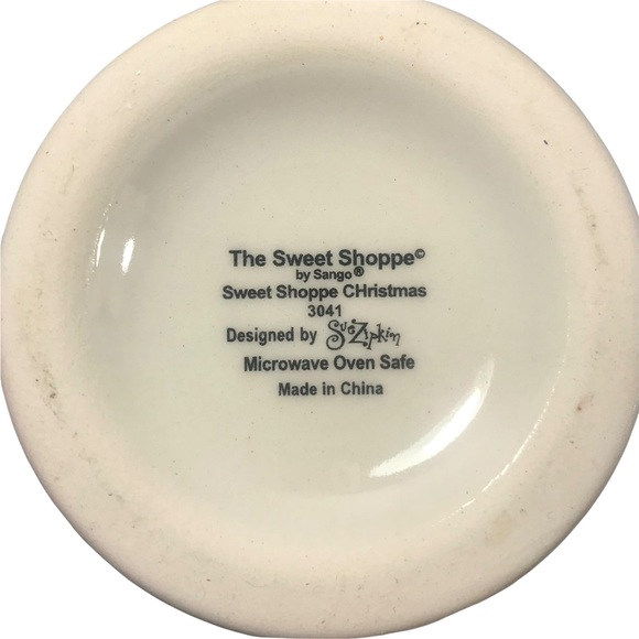 SANGO Sweet Shoppe Christmas by Sue Zipkin Snowman Box of 3 Mugs #3041-50 - Picture 6 of 9